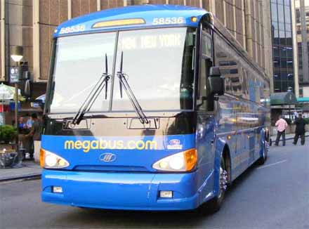 MCI D4000 series Megabus USA
